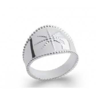 Bague argent rhodié 925/000 7273000