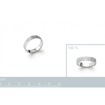 Alliance homme argent rhodié 925/000 72639005