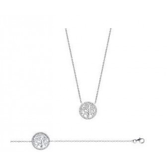 Bracelet argent 925/000 rhodiée oz micro serti