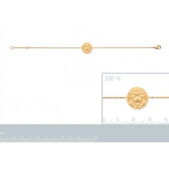 Bracelet plaqué-or 750/000 3 microns 2560300