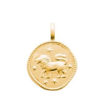 Pendentif plaqué-or 750/000 3 microns Lion 27696007