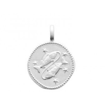 Pendentif argent 925/000 rhodié Poisson 77VBN002