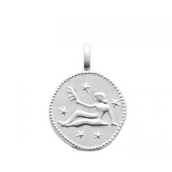 Pendentif argent 925/000 rhodié Vierge 77ASX008
