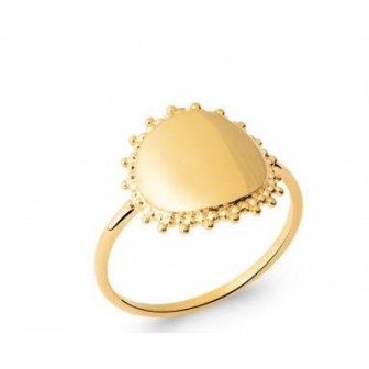 Bague plaqué-or 750/000 3 microns 2280900