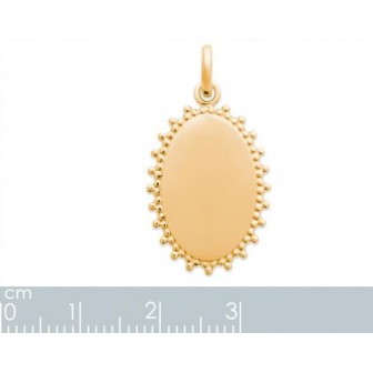 Pendentif plaqué-or 750/000 3 microns 2768900