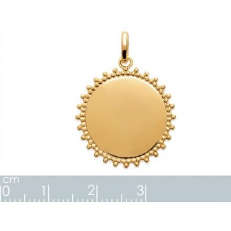 Pendentif plaqué-or 750/000 3 microns 2768800