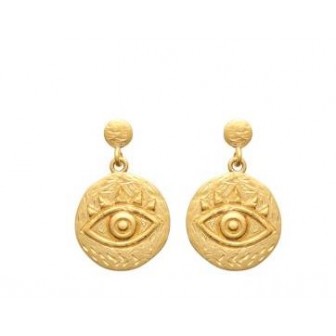 Boucles d'oreilles plaqué-or 750/000 3 microns 2559100