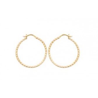 Créoles plaqué-or 750/000 3 microns 2626900