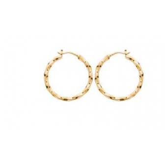 Créoles plaqué-or 750/000 3 microns 2626700