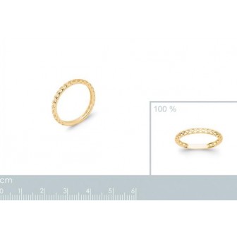 Alliance plaqué-or 750/000 3 microns 2280000