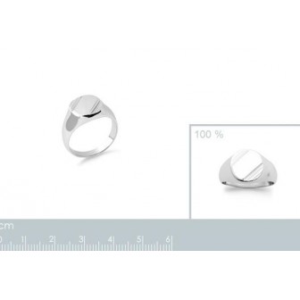 Bague argent 925/000 rhodiée