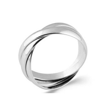 Bague argent 925/000 rhodiée