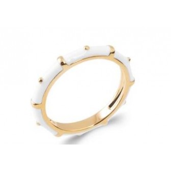 Bague plaqué-or 750/000 3 microns email 2159110