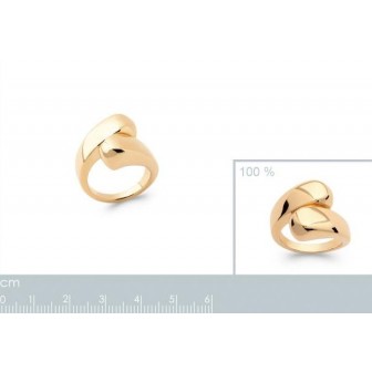 Bague plaqué-or 750/000 3 microns 2282200