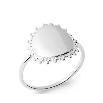 Bague argent rhodié 925/000 7ZSX900