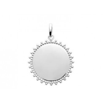 Médaille argent rhodié 925/000 7768800