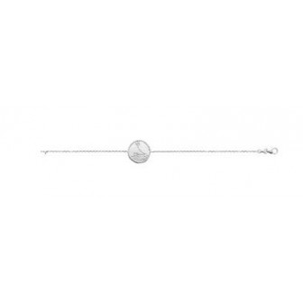 Bracelet argent rhodié 925/000 oz Poisson ZSX154