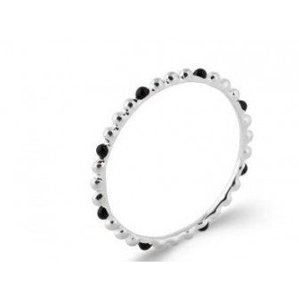 Bague argent rhodié 925/000 email 7283807