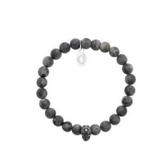 bracelet acier 316 L Labradorite EDC028