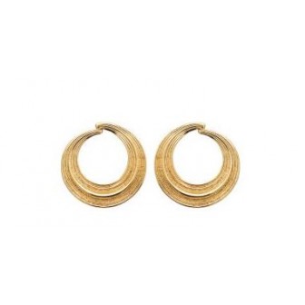 Boucles d'oreilles plaqué-or 750/000 3 microns 2567000