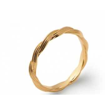 Bague plaqué-or 750/000 3 microns 2277800