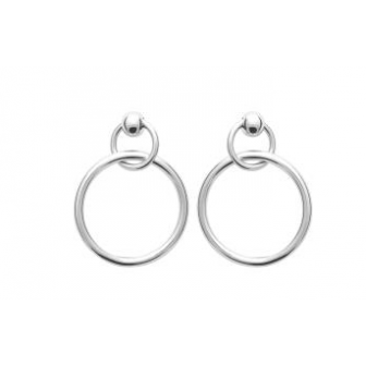 Boucles d'oreilles argent rhodié 925/000 7566000