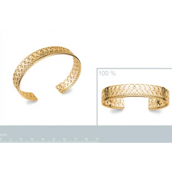 Jonc plaqué-or 750/000 3 microns 921706