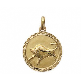 Pendentif plaqué-or 750/000 3 microns horoscope 24EDC104