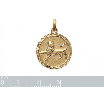 Pendentif plaqué-or 750/000 3 microns horoscope 24821107