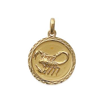 Pendentif plaqué-or 750/000 3 microns horoscope 24821110