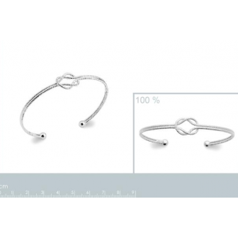 Jonc argent rhodié 925/000 721719