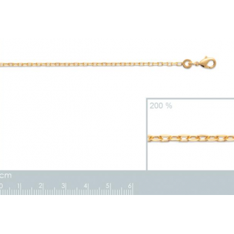 Chaîne plaqué-or 750/000 3 microns 225060