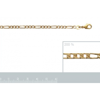 Chaîne plaqué-or 750/ 000 3 microns 233080
