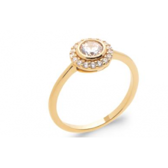 Bague plaqué-or 750/000 5 microns oz 2PML610