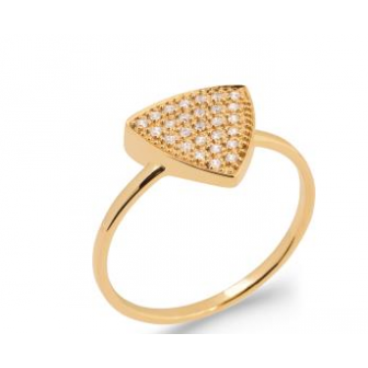 Bague plaqué-or 750/000 5 microns oz 2287410