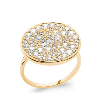 Bague plaqué-or 750/000 5 microns oz 2290710