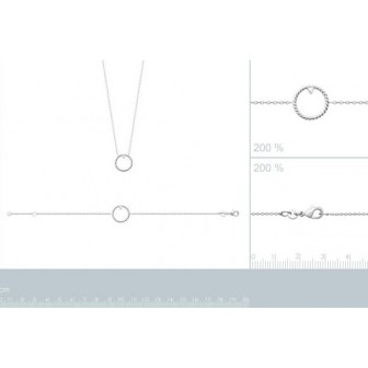 Bracelet argent rhodié oz 87335118