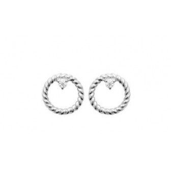 Boucles d'oreilles argent rhodié oz 1578710