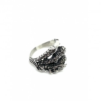 Bague acier griffe de dragon BA147