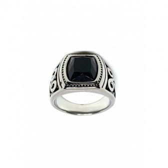 Bague acier Chevalier triskell BA143