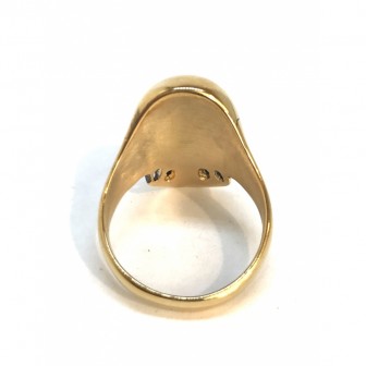 Bague acier tête de mort BA062