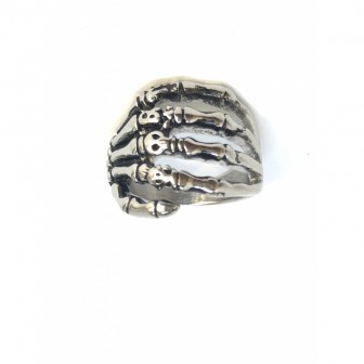 Bague acier griffe BA083