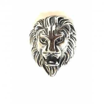Bague tête de lion BA013