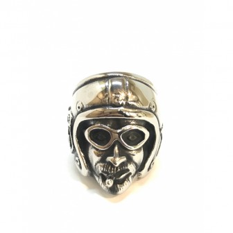 Bague acier biker BA024
