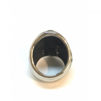 Bague acier biker BA024