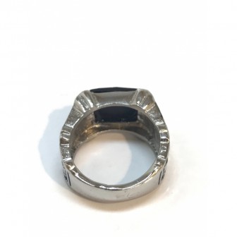 Bague acier chevalier BA036-1