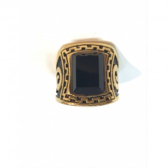 Bague acier chevalier BA048