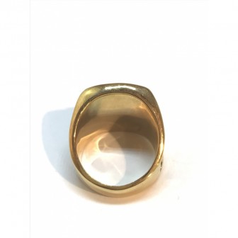 Bague acier chevalier BA048