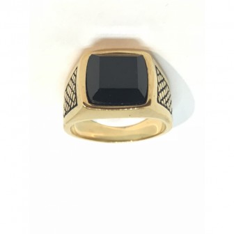 Bague acier chevalier BA044