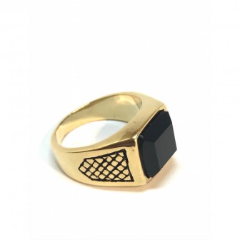 Bague acier chevalier BA044